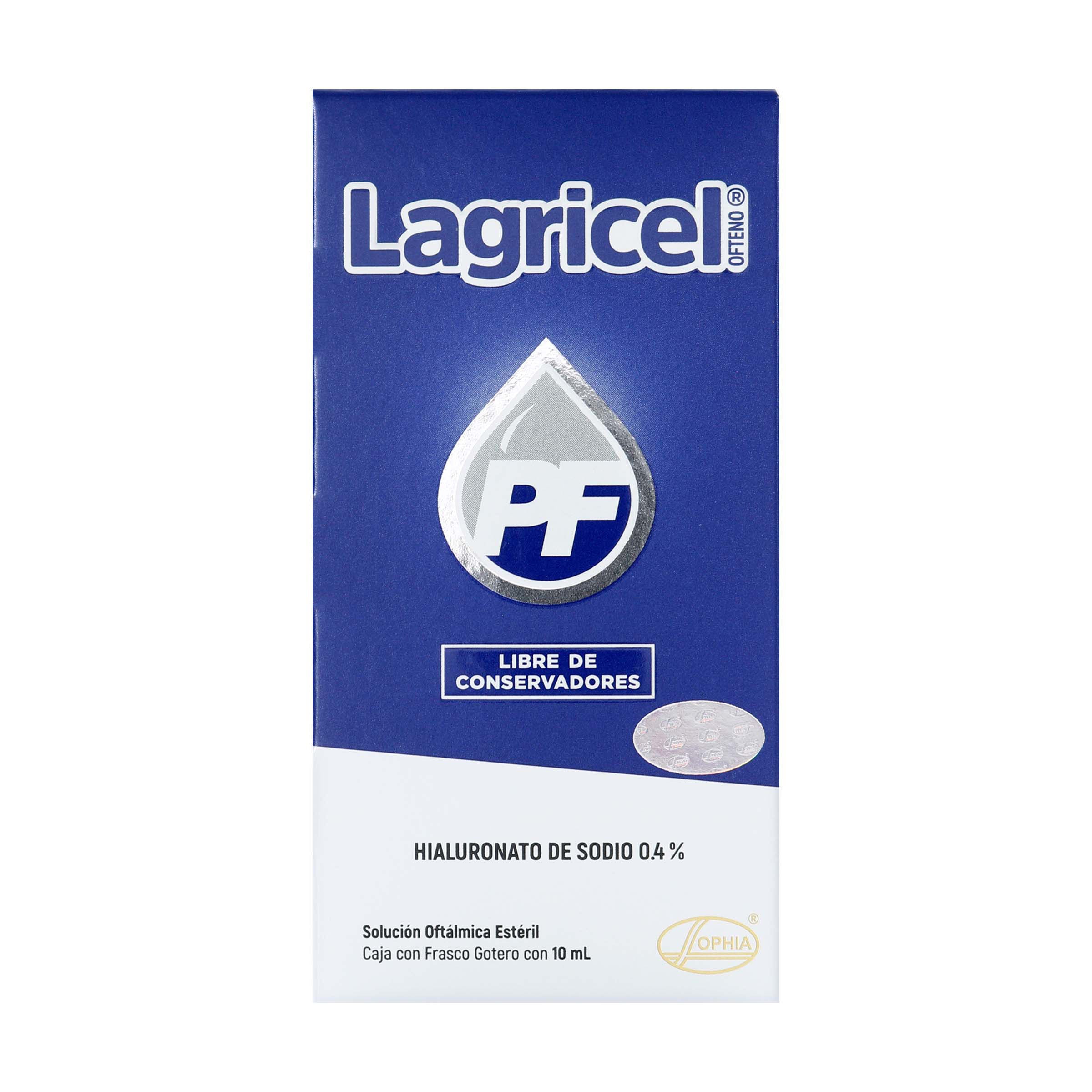 Lagricel Ofteno Pf 10 Ml (Hialuronato De Sodio) – Droguerías Multifarma