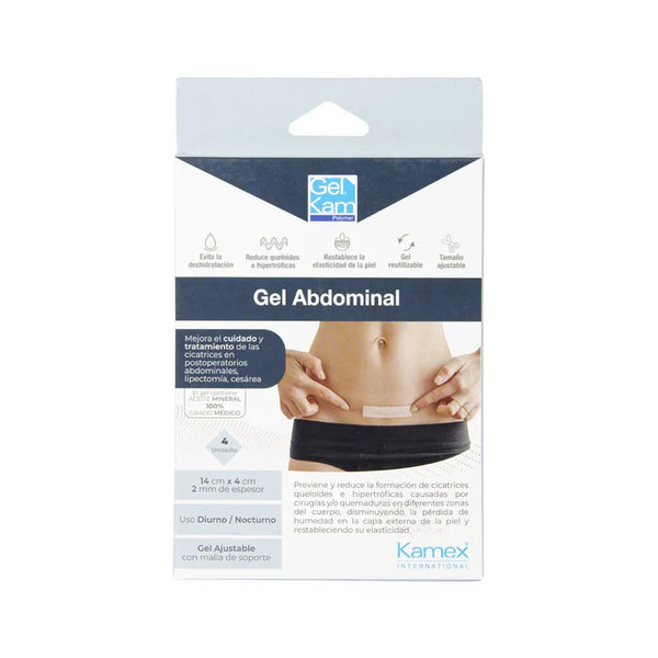 Lamina Gel Abdominal L / Xl K Blanco Caja X 4 Und