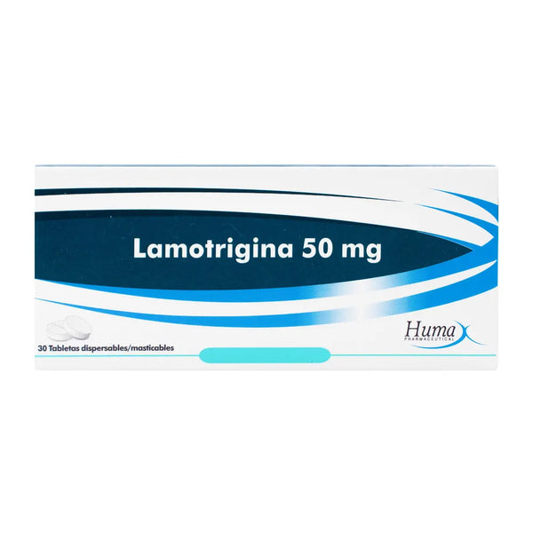 Lamotrigina 50 Mg(Humax) Caja X 30 Tab (Lamotrigina)