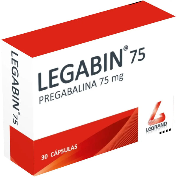 Legabin 75 Mg Caja X 30 Tab (Pregabalina )