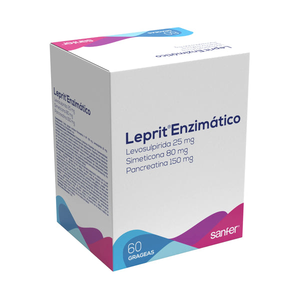 Leprit Enzimatico Caja X 60 Grag (Levosulpirida - Pancreatina - Simeticona)