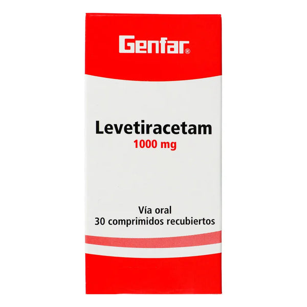 Levetiracetam 1000 Mg (Genfar) Caja X 30 Comprimido (Levetiracetam)