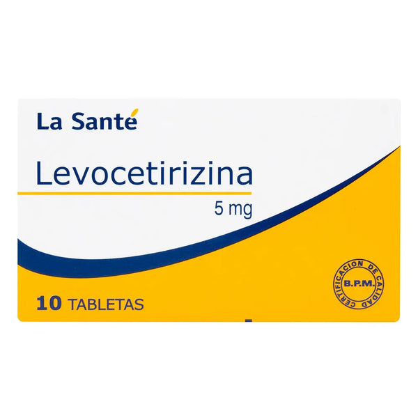 Levocetirizina 5 Mg (La Sante) Caja X 10 Tab (Levocetirizina)