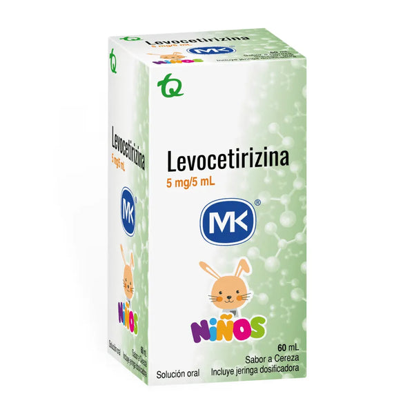 Levocetirizina Sol 5Mg/5Ml (Mk) Frasco X 60 Ml (Levocetirizina)