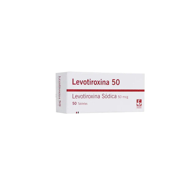 Sobre x 10 Tableta Levotiroxina 50 Mcg (Siegfried)