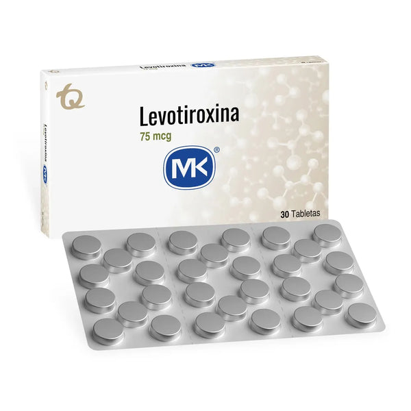 Levotiroxina 75 Mcg (Mk) Caja X 30 Tab (Levotiroxina)