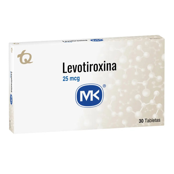 Levotiroxina (Mk) 25 Mcg Caja X 30 Tab (Levotiroxina)
