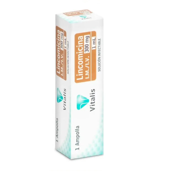 Lincomicina 300 Mg /1 Ml I.M./I.V. (Vitalis) Caja X 1 Amp (Lincomicina)