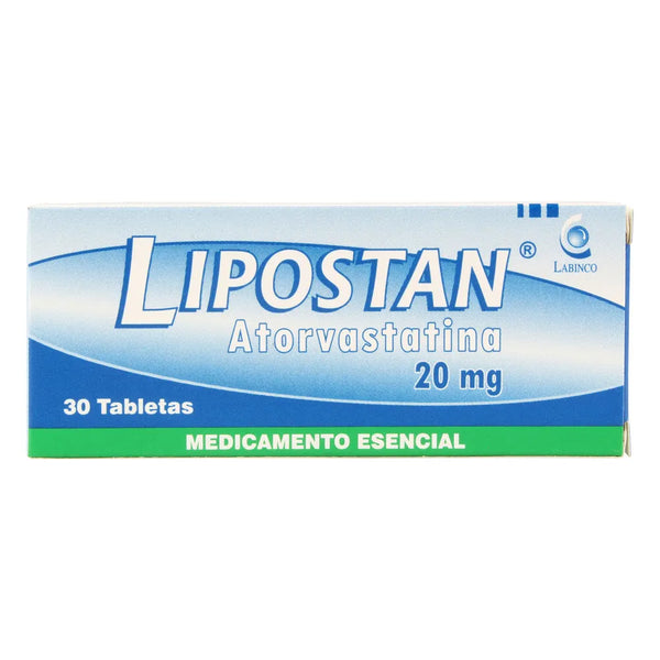 Lipostan 20 Mg Caja X 30 Tab (Atorvastatina)