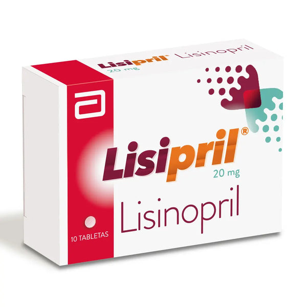Lisipril 20 Mg 10 Tabletas (Lisinopril)