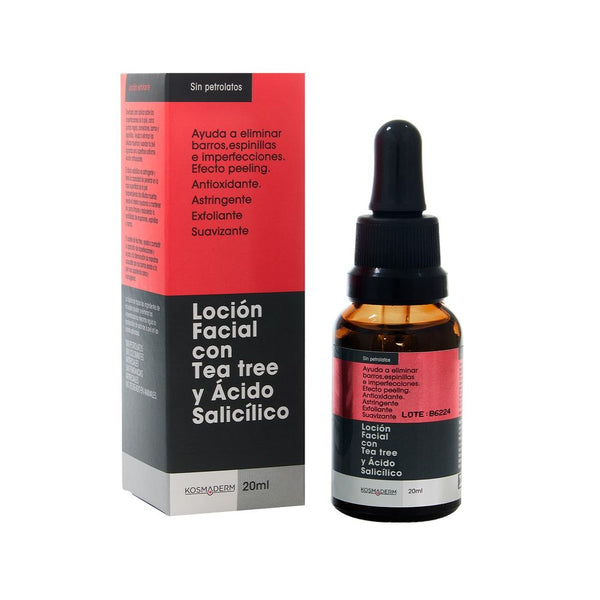 Locion Facial Con Tea Tree Y Acido Salicilico