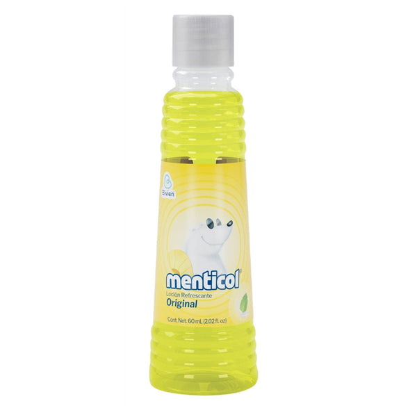 Locion Refrescante Menticol Original Amarillo 60 Ml