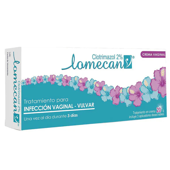 Lomecan Clotr 2% Crema Vaginal 20 Gr(Sf) (Clotrimazol)