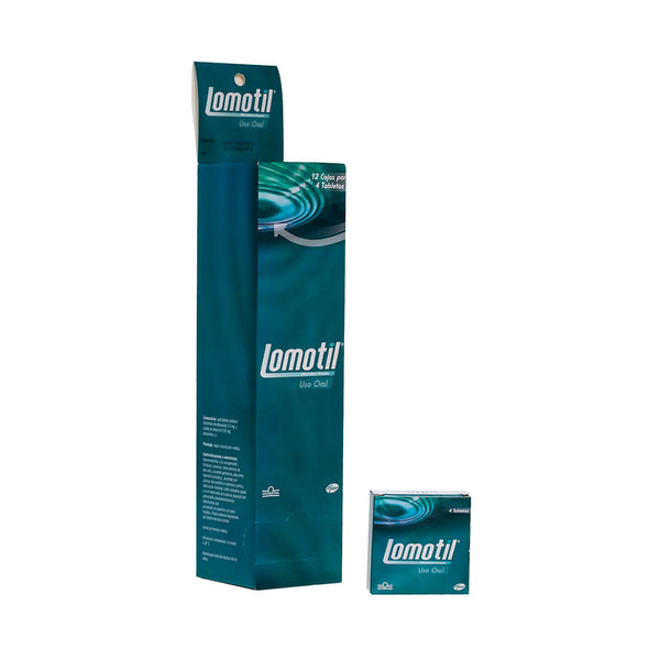 Lomotil 2.5 Mg 12 Cajas X 4 Tabletas (Difenoxilato Y Atropina)