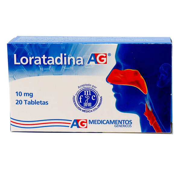 Loratadina 10 Mg (Ag) Caja X 20 Tab (Loratadina)