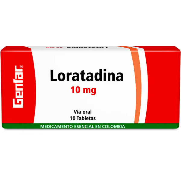 Loratadina 10 Mg (Genfar) Caja X 10 Comp (Loratadina)