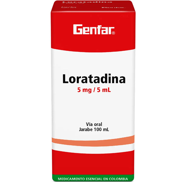 Loratadina Jarabe 100 Ml (Genfar) Frasco X 100 Ml (Loratadina)