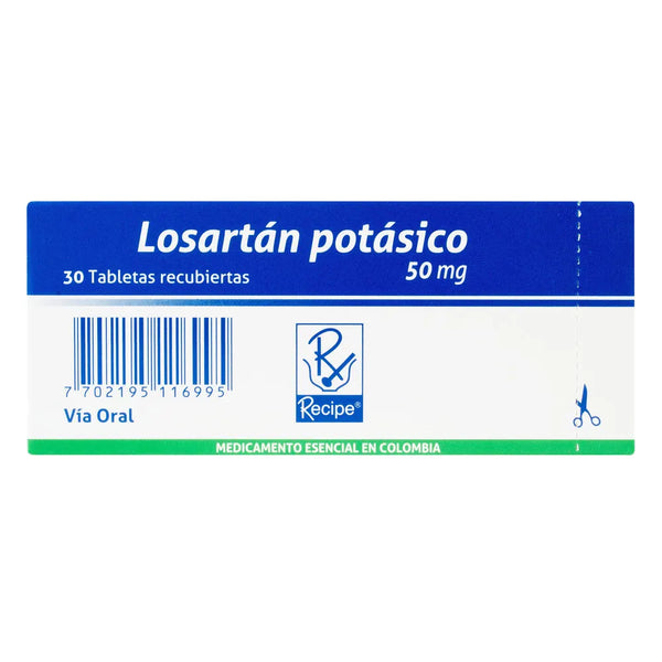 Losartan 50 Mg 30 Tbs Rc (Losartan)