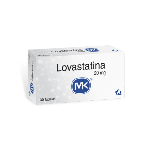 Lovastatina 20 Mg (Mk) Caja X 30 Tab (Lovastatina)