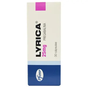 Lyrica 25 Mg Caja X 30 Tab (Pregabalina)