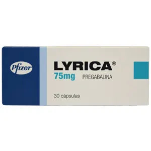 Lyrica 75 Mg Caja X 30 Tab (Pregabalina)