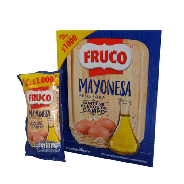 Mayonesa Fruco 80 Gr 12 Und