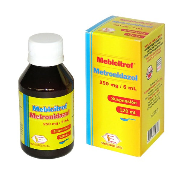 Mebicitrof 250 Mg Susp 120 Ml (Metronidazol)