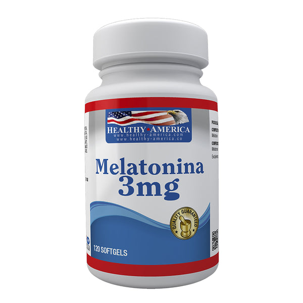 Melatonin 3 Mg 120 Softgels (Melatonina)