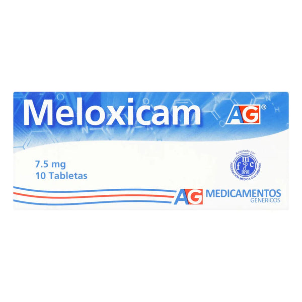 Meloxicam 7.5 Mg (Ag) Caja X 10 Tab (Meloxicam)