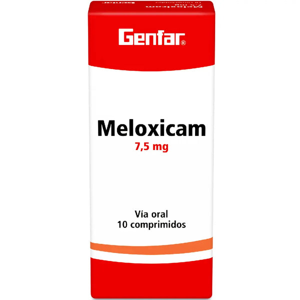 Meloxicam 7.5 Mg (Genfar) Caja X 10 Tab (Meloxicam)