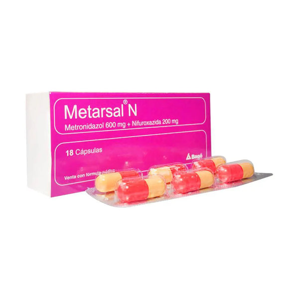 Metarsal N Caja X 18 Tab (Metronidazol - Nifuroxazida)