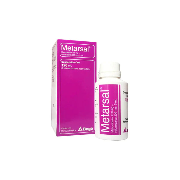 Metarsal Susp Frasco X 120 Cc (Metronidazol - Nifuroxazida)