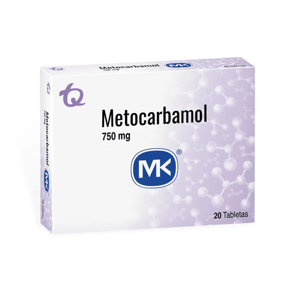 Metocarbamol 750 Mg (Mk) Caja X 20 Tab (Metocarbamol)