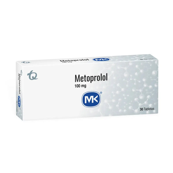 Metoprolol 100 Mg (Mk) Caja X 30 Tab (Metoprolol  )