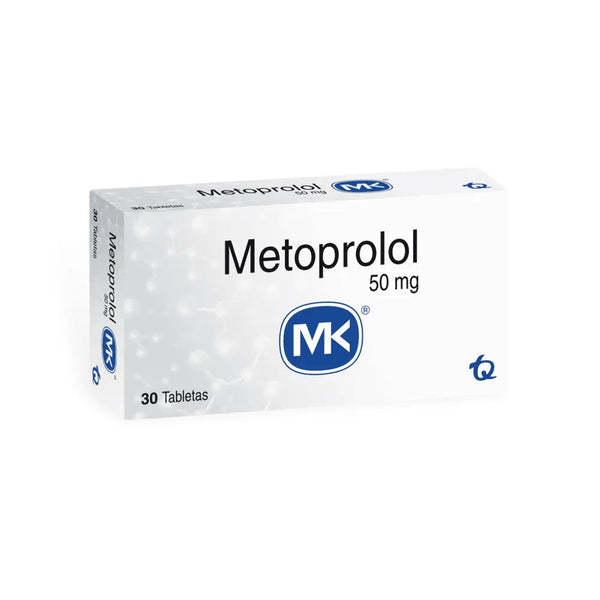 Metoprolol 50 Mg (Mk) Caja X 30 Tab (Metoprolol  )