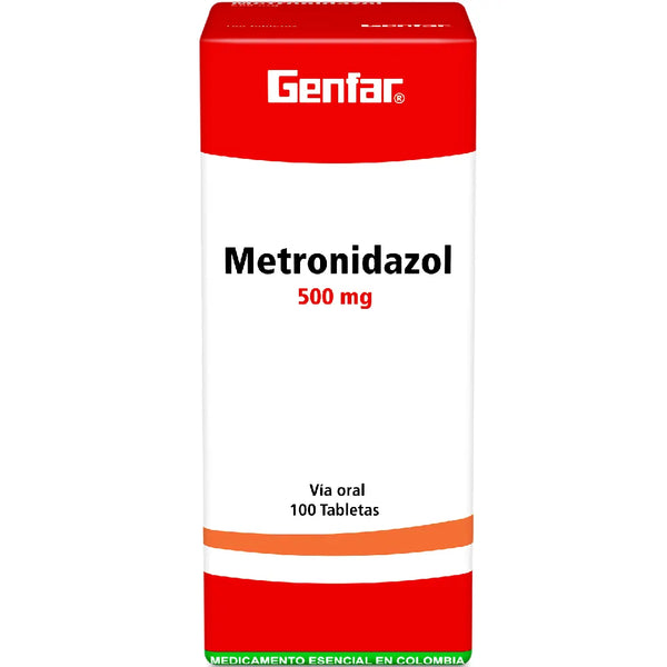 Sobre x 10 Tableta Metronidazol 500 Mg (Genfar)