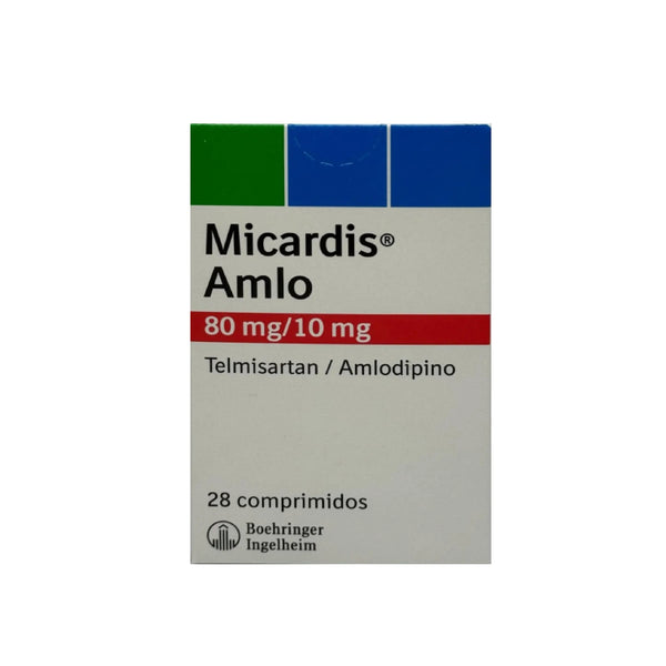 Micardis Amlo 80 Mg /10 Mg Caja X 28.00 Comp (Amlodipino - Telmisartan )
