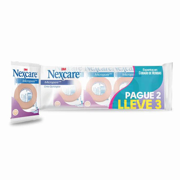 Micropore Piel 1Pul (24X3) Pag 2Pak Llev 3Pak