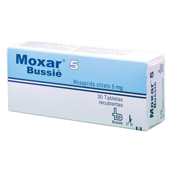 Moxar 5 Mg Caja X 30 Tab (Mosaprida)
