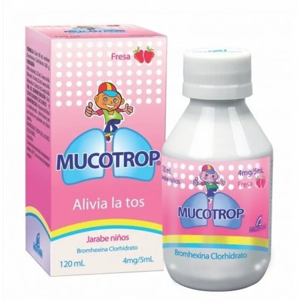 Mucotrof Niños X 120 Ml (Bromhexina Clorhidrato)