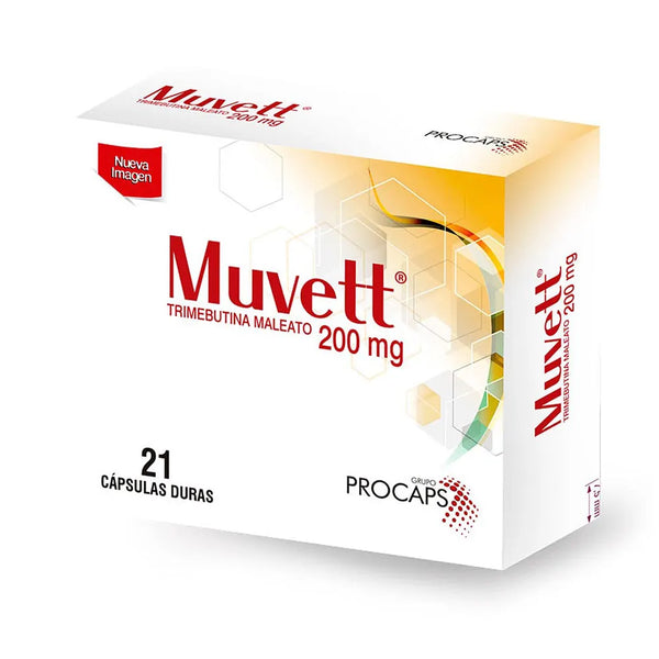 Muvett 200 Mg Caja X 21 Cap (Trimebutina)