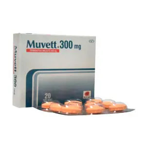 Muvett 300 Mg Caja X 20 Tab (Trimebutina)