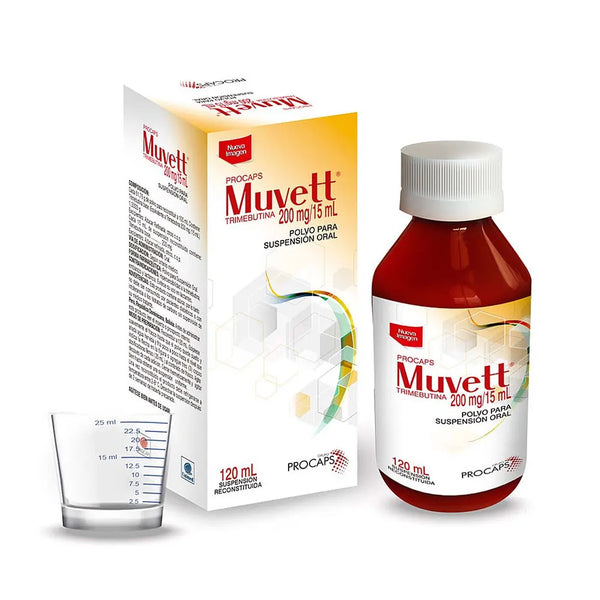 Muvett Suspension Frasco X 120.00 Ml (Trimebutina)