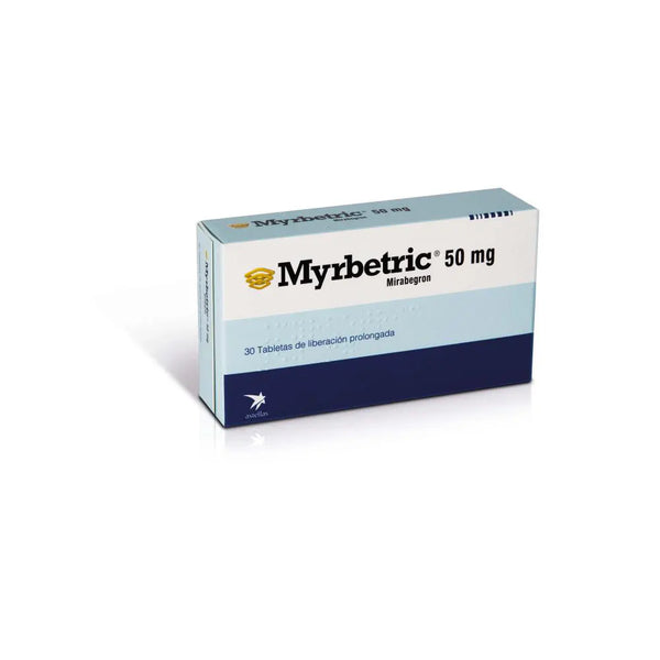 Myrbetric 50 Mg Caja X 30 Tab (Mirabegron)
