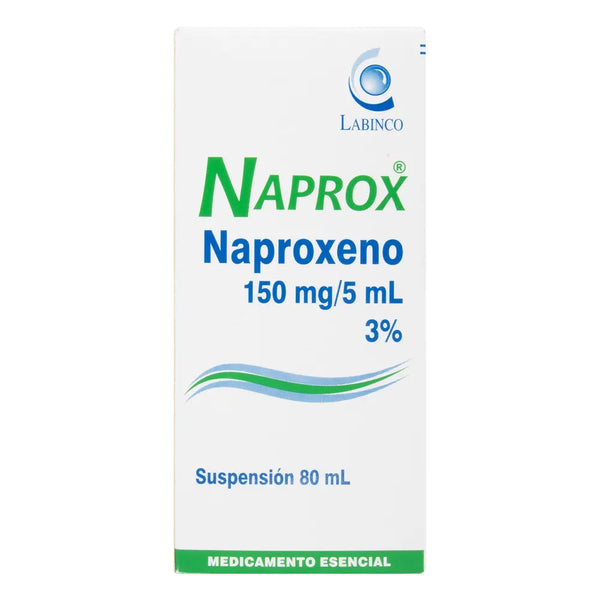 Naprox 150 Mg Frasco X 80 Ml (Naproxeno)