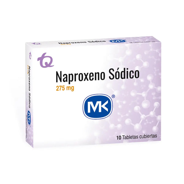 Naproxeno Sodico 275 Mg (Mk) Caja X 10 Tab