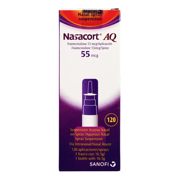 Nasacort Aq Frasco X 120 Dosis (Acetonido De Triamcinolona)