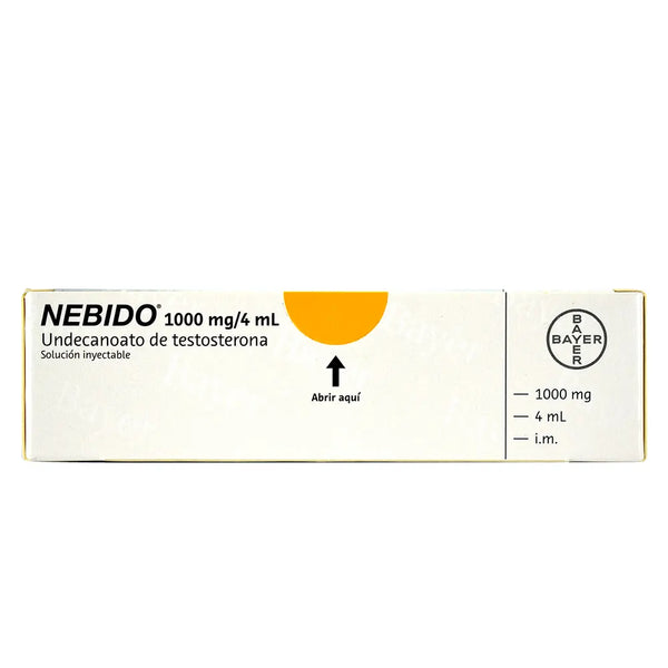Nebido 1000 Mg Caja X 1 Amp (Testosterona)