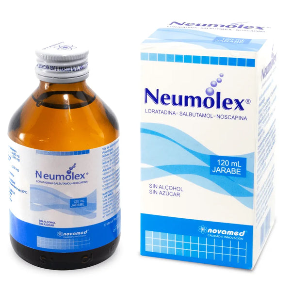 Neumolex Jarabe Frasco X 120 Ml (Loratadina - Salbutamol - Noscapina)