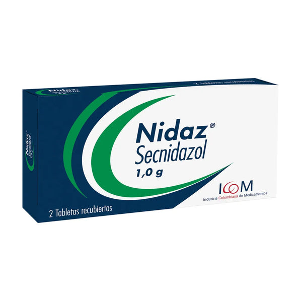 Nidaz 1000 Mg Caja X 2 Tab (Secnidazol)